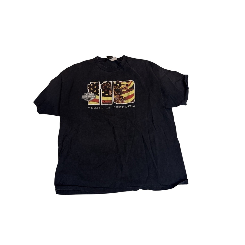 Harley-Davidson Motorcycles 110 Years Freedom 2013 Milwaukee WI T-Shirt Large